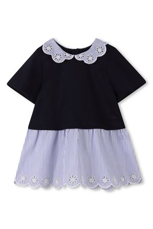 abito in cotone blu CHLOE' KIDS | C20549N48